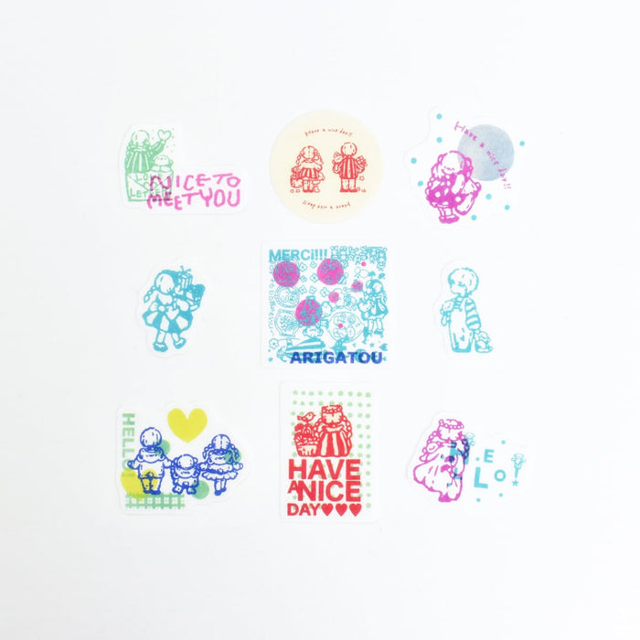 PEPIN フレークシール HAVE A NICE DAY！ - 八文字屋OnlineStore