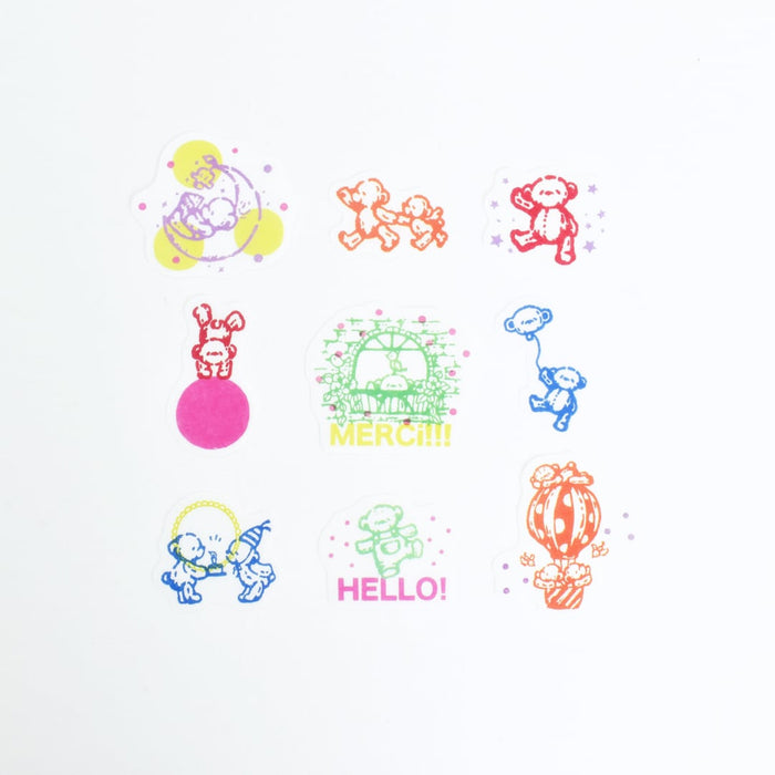 PEPIN フレークシール HELLO,BEAR！ - 八文字屋OnlineStore