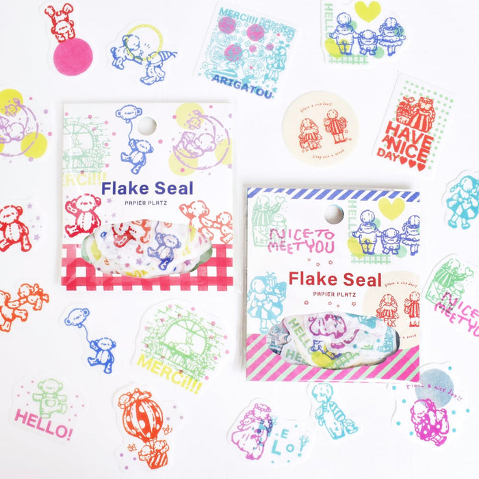 PEPIN フレークシール HELLO,BEAR！ - 八文字屋OnlineStore