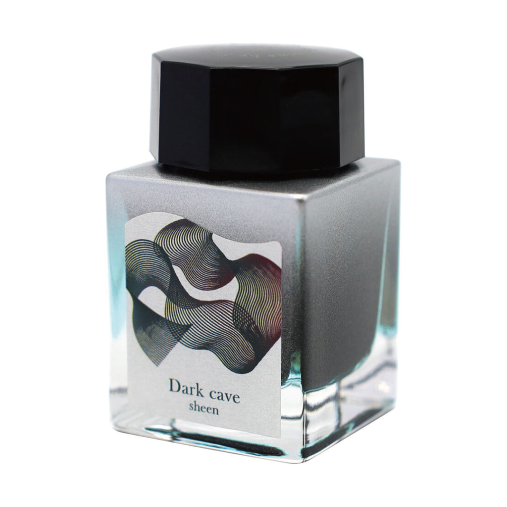 美品☆ルシアンペラフィネ☆クッション☆ブラック☆Enjoy☆ラインストーン つけペン用ボトルインク Dipton Dark cave / sheen ー 暗い洞窟 ー