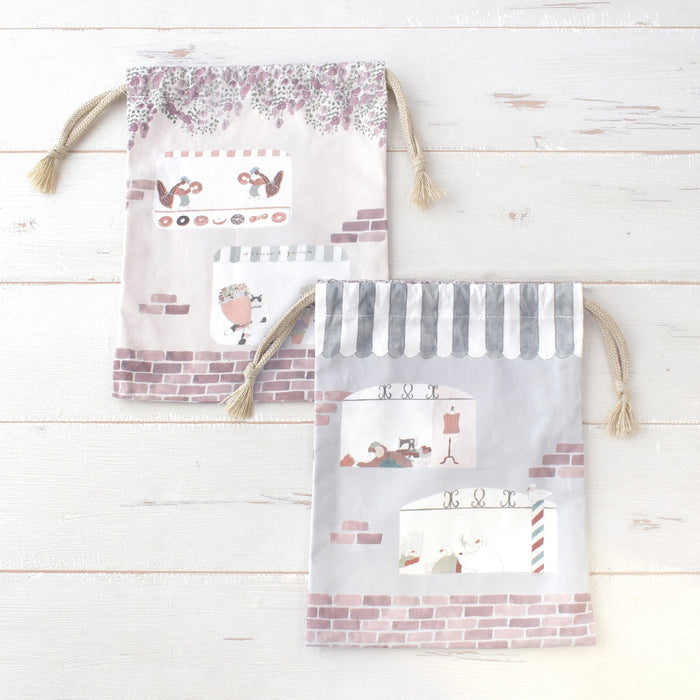 Shoichiro Tobimatsu Pouch Bustling Commercial Building