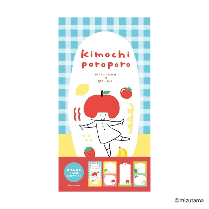 mizutama kimochi poroporo スリムメモ - 八文字屋OnlineStore