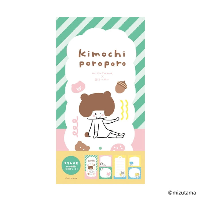 mizutama kimochi poroporo スリムメモ - 八文字屋OnlineStore