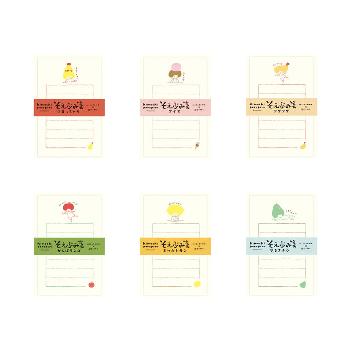 mizutama kimochi poroporo そえぶみ箋 A - 八文字屋OnlineStore
