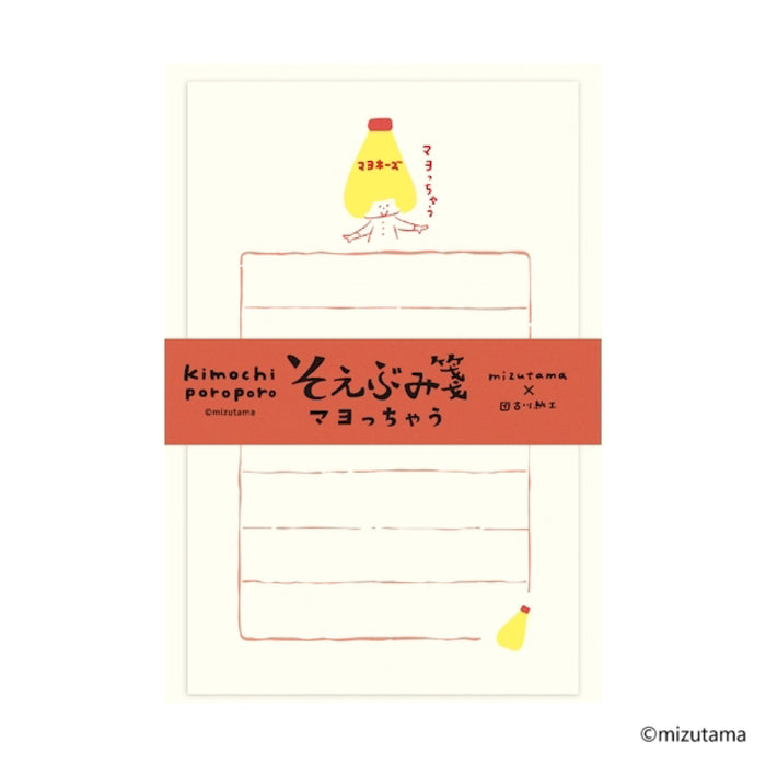 mizutama kimochi poroporo そえぶみ箋 A - 八文字屋OnlineStore