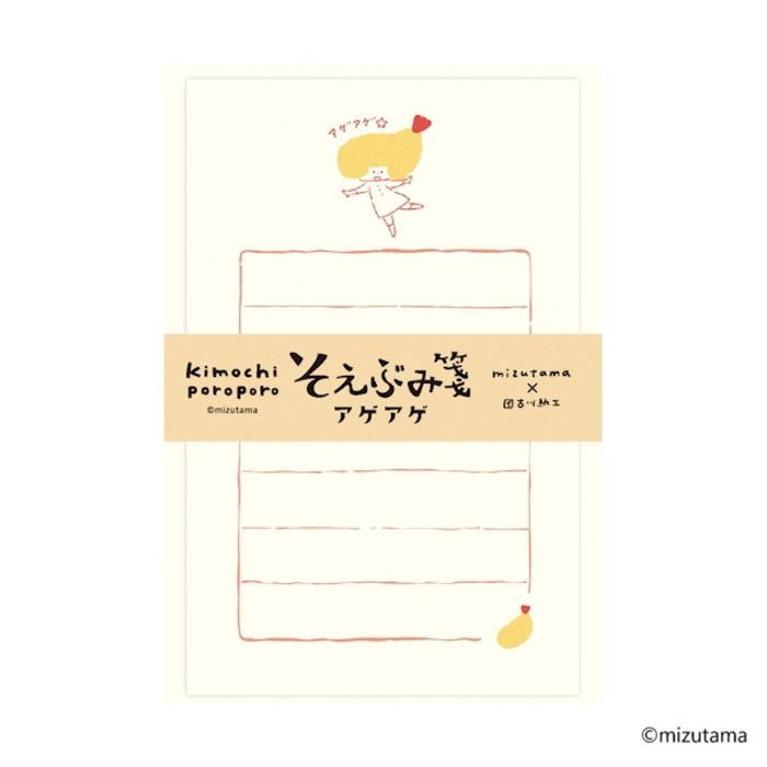 mizutama kimochi poroporo そえぶみ箋 A - 八文字屋OnlineStore