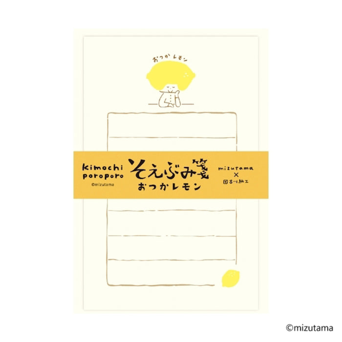 mizutama kimochi poroporo そえぶみ箋 A - 八文字屋OnlineStore