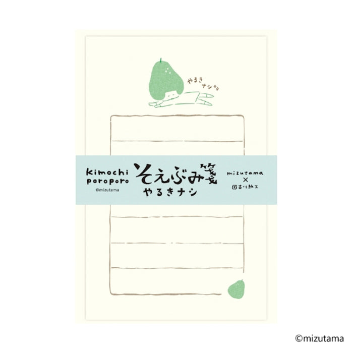 mizutama kimochi poroporo そえぶみ箋 A - 八文字屋OnlineStore