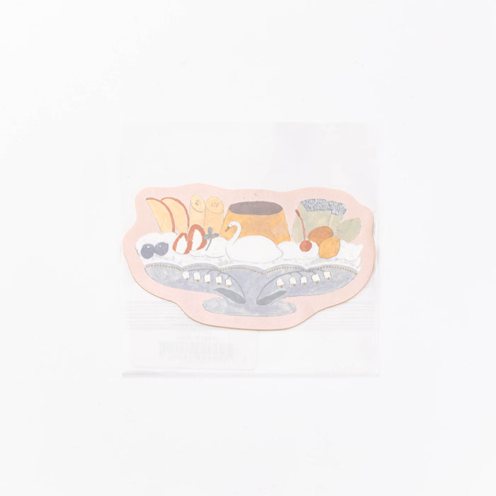 トビマツショウイチロウ ステッカー プリンアラモードとスワン - 八文字屋OnlineStore