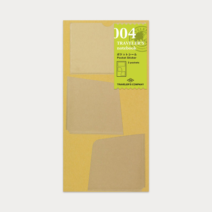 TRAVELER’S notebook Refill Pocket Sticker - 八文字屋OnlineStore