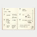 TRAVELER’S notebook (Passport Size) Refill Free Diary <Weekly> - 八文字屋OnlineStore
