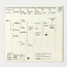 TRAVELER’S notebook Refill Free Diary <Weekly Vertical> - 八文字屋OnlineStore