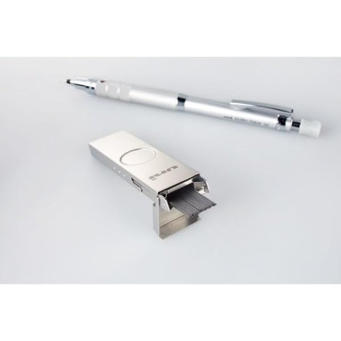 uni シャープ替芯 メタルケース HB