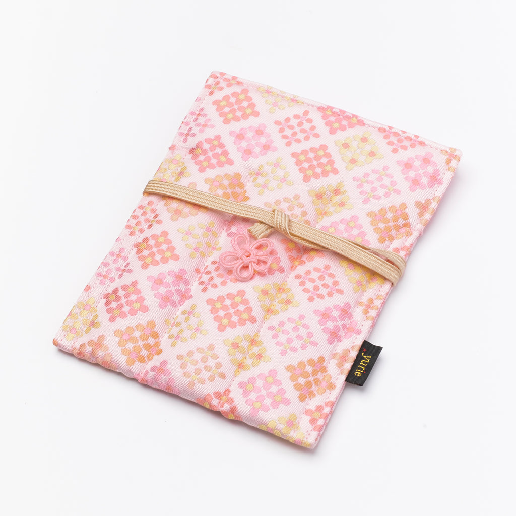 正絹物語 ペンケース ”四つ花菱” | 八文字屋OnlineStore