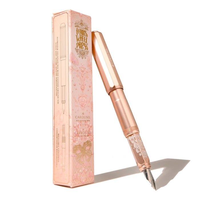 2023 Limited Edition The Fluttering Heart Aluminum Carousel Fountain Pen - 八文字屋OnlineStore