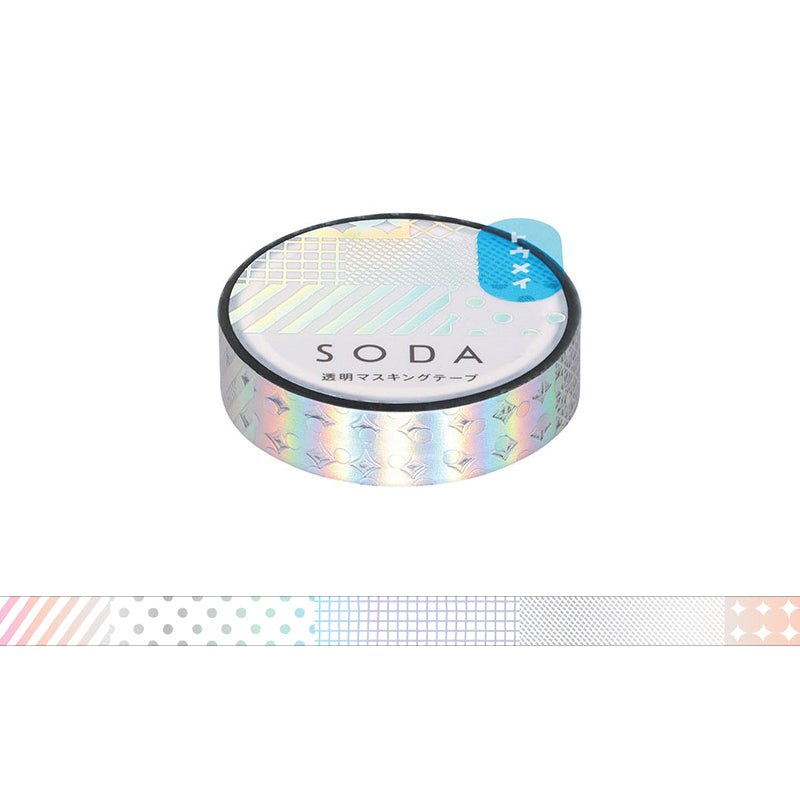 SODA 透明マスキングテープ 10mm SODA 透明マスキングテープ 10mm