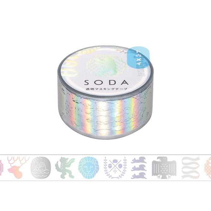 SODA 透明マスキングテープ 20mm - 八文字屋OnlineStore