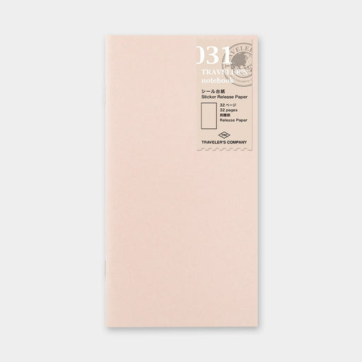 TRAVELER’S notebook Refill Sticker Release Paper - 八文字屋OnlineStore