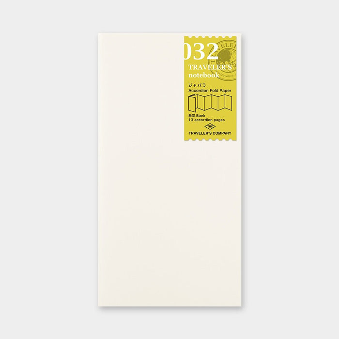 TRAVELER’S notebook Refill Accordion Fold Paper - 八文字屋OnlineStore